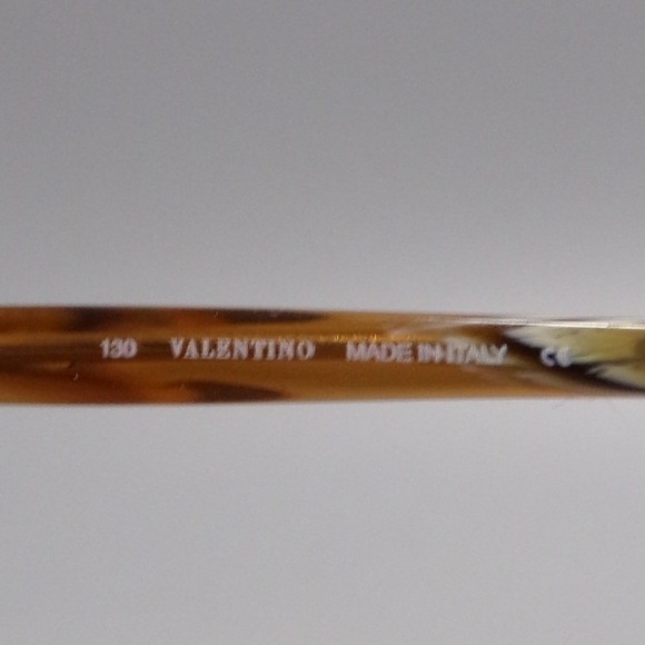 Valentino Eyeglasses Frames‎ Rose Gold Oval Metal Made in Italy 5257 U81 main image 4
